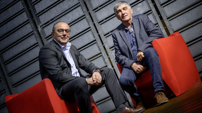« Ce qu'il faut retenir, c'est que le résultat net est à l'équilibre », a appuyé, mercredi 4 décembre, Mathieu Staub (à g.), DG d'Océalia, au côté de Denis Mathé, président.