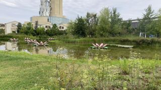 Photo 1 - Le Grand Prix des Victoires du paysage 2024 est revenu au Parc des Ateliers, à Arles (13), un jardin conçu par le paysagiste belge Bas Smets. Un jardin créé sur une ancienne friche industrielle de 6 ha balayée par le vent et brûlée par le soleil et conçu comme un « projet résilient qui s’adresse aux enjeux du XXIe siècle ».