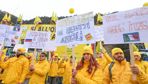Manifestation de la Coldiretti pour le revenu des agriculteurs : « Juste prix des produits agricoles »