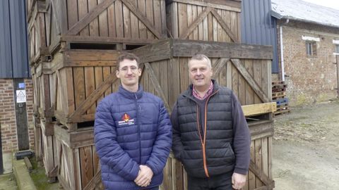 La thermonébulisation fait partie des pratiques de maîtrise de la germination mise en avant par Thomas Delefortrie, responsable marketing du groupe Carré, et Laurent Potier, agriculteur et référent technique pommes de terre.