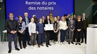 La classe de BTSA Acse de la MFR de La Ferté-Macé (Orne) a reçu son prix ce 26 février 2025 sur le stand du ministère de l'Agriculture au Salon international de l'agriculture.