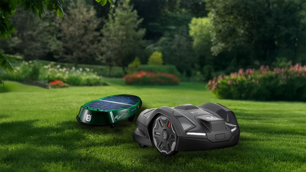 Trente ans de robots pour la marque Husqvarna depuis la « tortue solaire » de 1995 jusqu'aux Nera sans fil périmétrique lancés cette année .