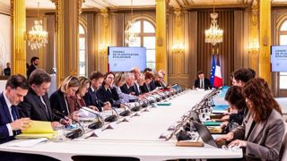 Un conseil de la planification écologique s'est tenu le 31 mars 2025 à l’Élysée. Un conseil de la planification écologique s'est tenu le 31 mars 2025 à l’Élysée.