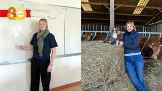 Valérie Olivier est éleveuse de vaches allaitantes et formatrice au sein d'une MFR. Valérie Olivier est éleveuse de vaches allaitantes et formatrice au sein d'une MFR.