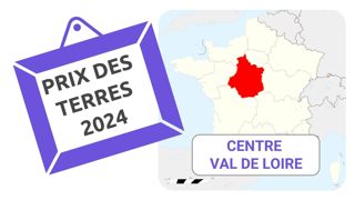 En Centre Val de Loire, le prix des terres libres atteint 6 670 €/ha en 2024. En Centre Val de Loire, le prix des terres libres atteint 6 670 €/ha en 2024.