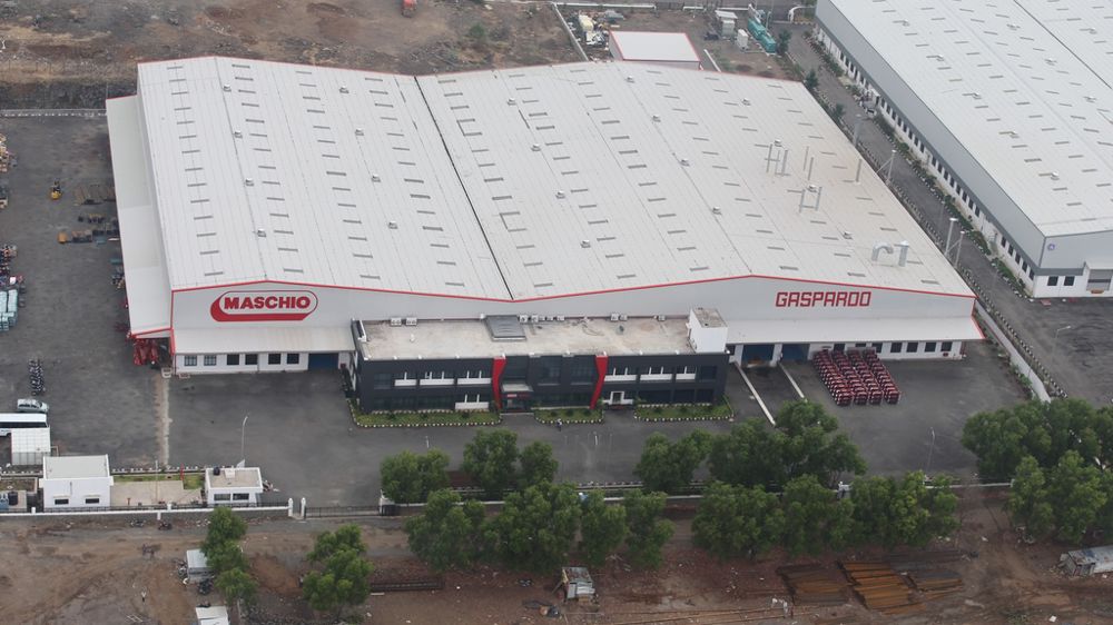 L'usine indienne de Maschio Gaspardo se trouve à Ranjangaon, dans l’État de Maharastra, à 200 km à l'est de Mumbai.