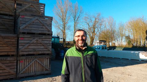 Pour Fortuné Rougegrez, la lutte contre le mildiou s’anticipe avant la culture en plaçant la plante dans les meilleures conditions de pousse.