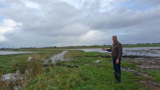 Sur l'exploitation d'Antoine Peenaert, 400 mm de pluie s'est abattue en dix jours à la fin de l'année 2023. Sur l'exploitation d'Antoine Peenaert, 400 mm de pluie s'est abattue en dix jours à la fin de l'année 2023.