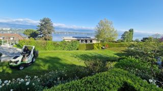 L’entretien représente 81 % du chiffre d’affaires de l'entreprise suisse JB Jardins SA, appartenant désormais au groupe Osmaïa. Ici entretien d'un jardin à Cologny (GE).