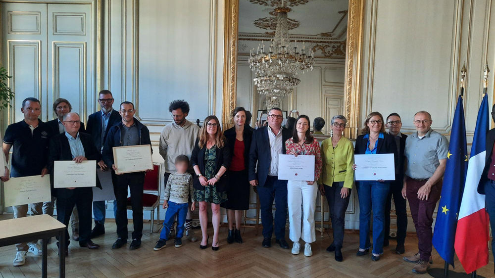 Remise du label Entreprise du Patrimoine Vivant à Nantes.