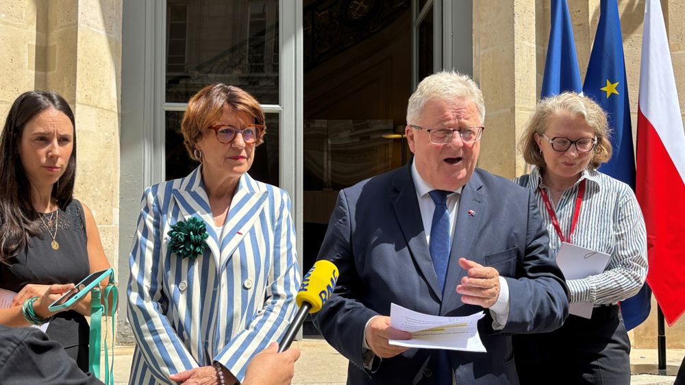 Annie Genevard, ministre de l'Agriculture, et son homologue polonais, Czesław Siekierski, ont fait part de leur opposition contre le Mercosur ce mercredi 25 juin 2025 à Paris.