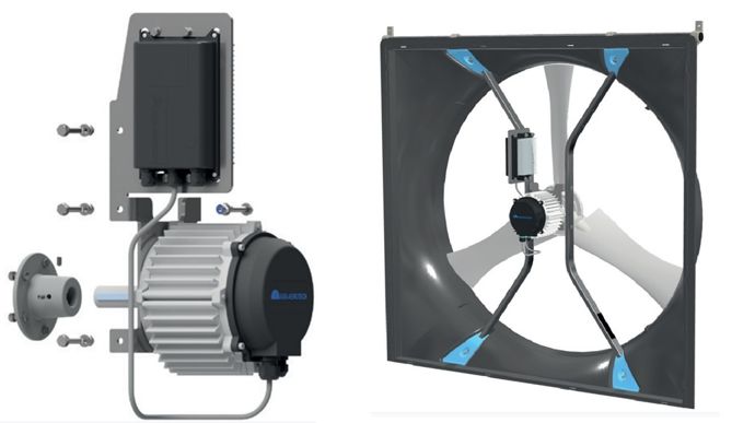 Le Retrofit Kit permet de moderniser les ventilateurs existant en changeant le moteur de la marque, tout en conservant les pâles et le chassis.