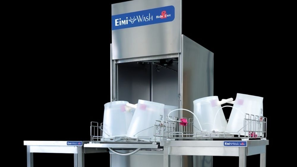 Lave vaisselle pour seaux à veaux