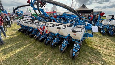 Monosem présente son semoir monograine ValoTerra, avec le châssis TFC2 Mixte.