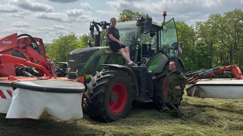 Face à la hausse des tarifs du machinisme, Mickaël Peureux et ses frères font plus vieillir leur matériel.