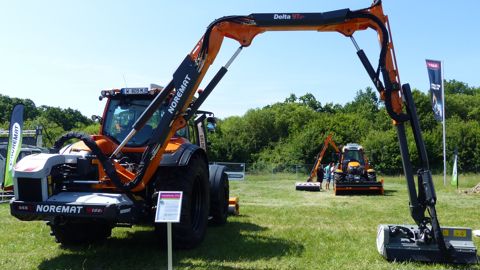 Le modèle Delta 97T exposé sur le stand de Noremat à Demopark. Le modèle Delta 97T exposé sur le stand de Noremat à Demopark.