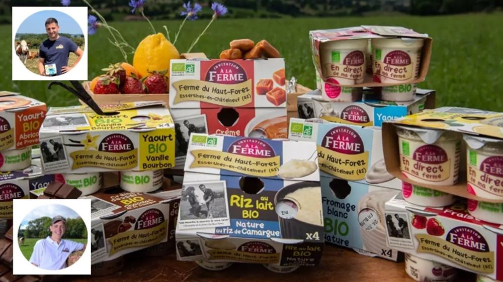 Killian Liger et Thibaud Meunier jeunes éleveurs du réseau Invitation à la ferme