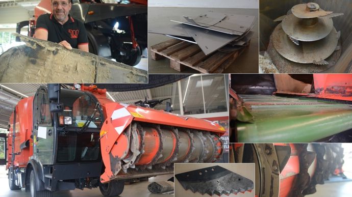 Fraise, tapis, vis, couteaux, parois, moteur... Beaucoup de points sont à vérifier avant d'acheter une mélangeuse automotrice d'occasion !