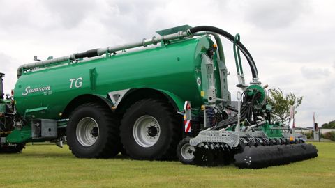 L'incorporateur CDf de Samson se compose de deux rangées de disques en quinconce, pour un travail après la récolte.