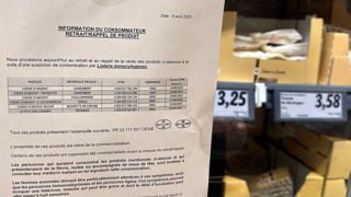 Plus de 40 lots de fromages ont fait l’objet d’un rappel entre lundi et mardi en raison de suspicion de contamination à la bactérie Listeria. Plus de 40 lots de fromages ont fait l’objet d’un rappel entre lundi et mardi en raison de suspicion de contamination à la bactérie Listeria.