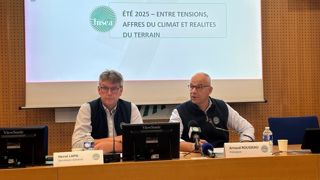 « Il n’est pas question que les choses se fassent sans décideurs politiques », estime Arnaud Rousseau à la conférence de rentrée de la FNSEA. « Il n’est pas question que les choses se fassent sans décideurs politiques », estime Arnaud Rousseau à la conférence de rentrée de la FNSEA.