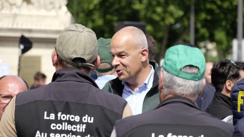 Le président de ka FNSEA Arnaud Rousseau (ici lors de la manifestation du 26 mai dernier) a annoncé une journée de mobilisation des agriculteurs le vendredi 26 septembre 2025.