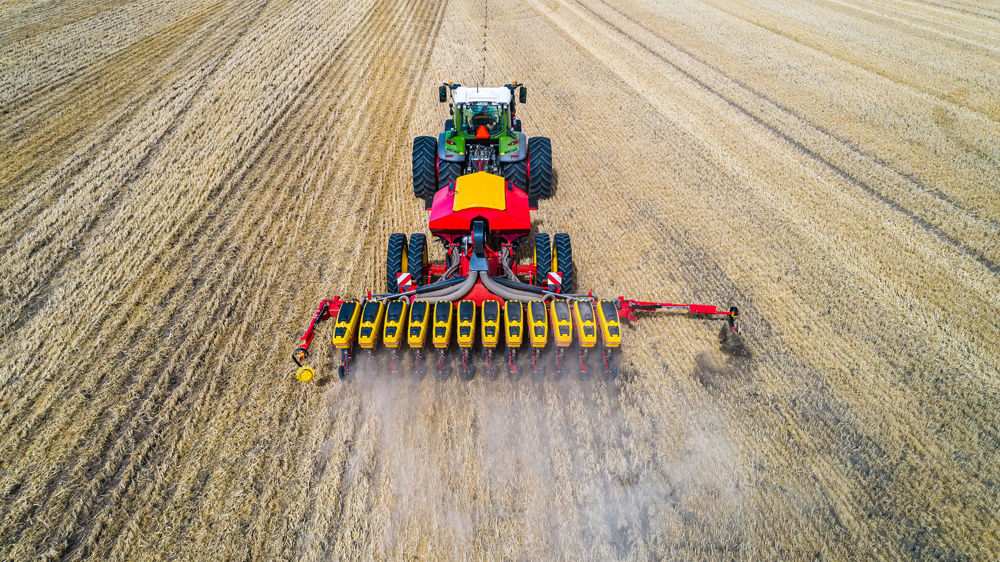 Väderstad repense son semoir monograine Tempo