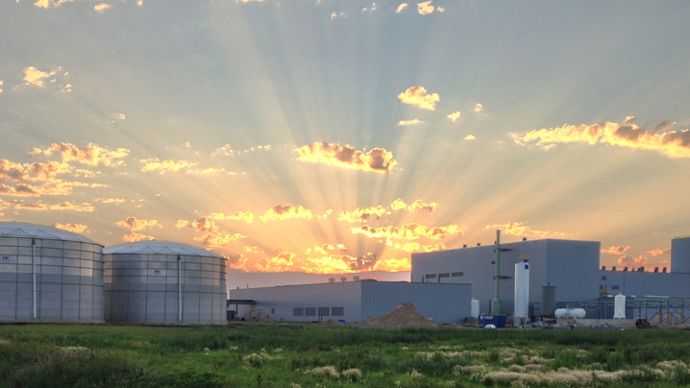 Sur son site d’Osage aux Etats-Unis, Philagro fabrique FullGrain SG, l’un des trois nouveaux biostimulants lancés par la firme.