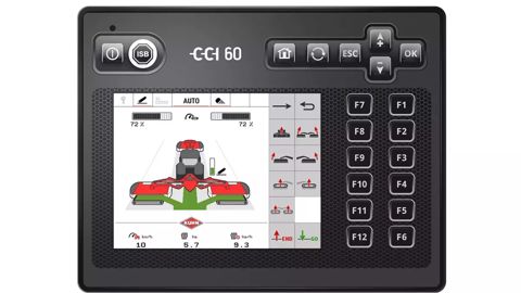 Le CCI 60 offre un écran de 5,7'' de diagonale avec 12 touches rétroéclairées.