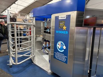 Robot de traite Delalval.