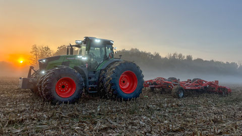 Essai du Fendt 829  Vario : ses dimensions