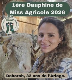 1ere dauphine Miss agri 2026 1ere dauphine Miss agri 2026