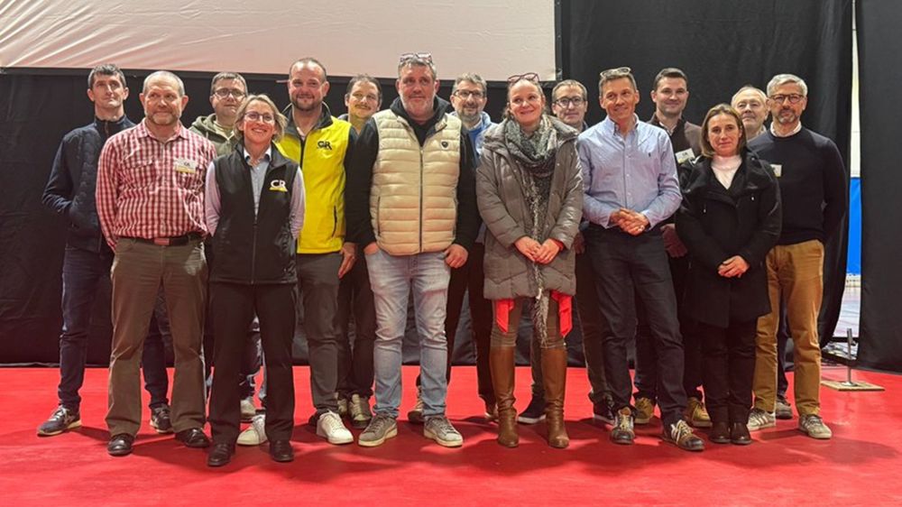 Bertrand Venteau au centre de la nouvelle équipe dirigeante de la CR.