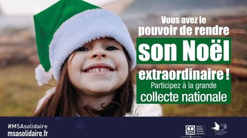 Depuis 2020, la Mutualité sociale agricole (MSA) organise une collecte nationale de dons matériels et financiers pour les familles en situation de précarité en milieu rural.