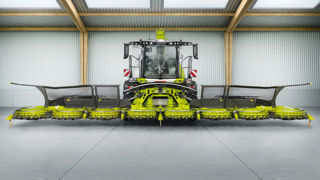 L'Orbis 12000 peut récolter 16 rangs de maïs à 75 cm.