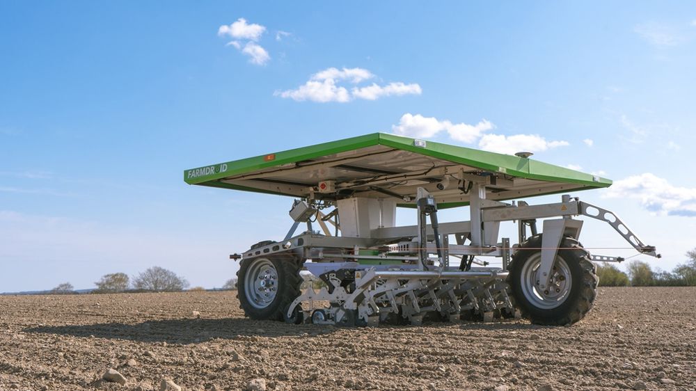 Robot désherbeur Farmdroïd