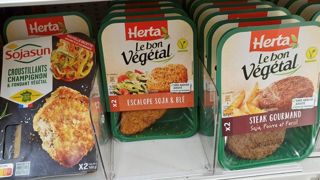 L'Union européenne n'a pas décidé si elle interdisait ou non les appellations telles que saucisse ou hamburger pour les produits ne contenant pas de viande.