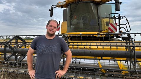 Alexis De Clerck jeune agriculteur Oise