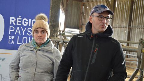 Damien et Jennifer Herpin éleveurs laitiers