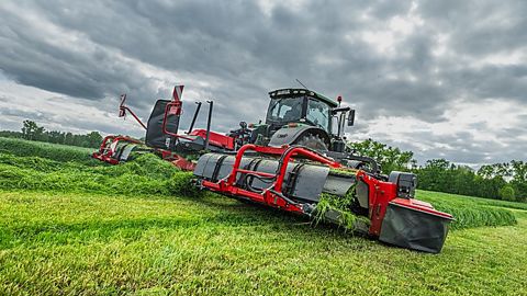 SIP DISC HD 1000D, le combiné fauche-regroupeur à largeur et andain modulables