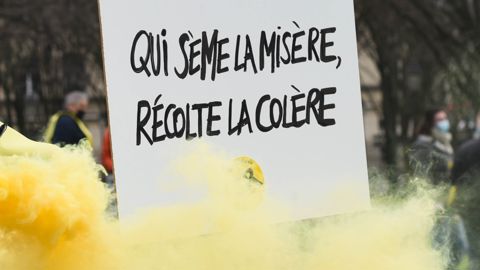 Un rassemblement de soutien est organisé en parallèle par la section de la Haute-Vienne. 