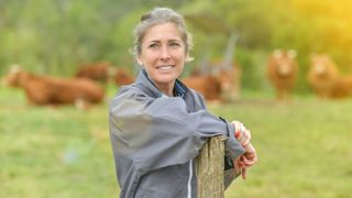 Eleveuse de vaches allaitantes