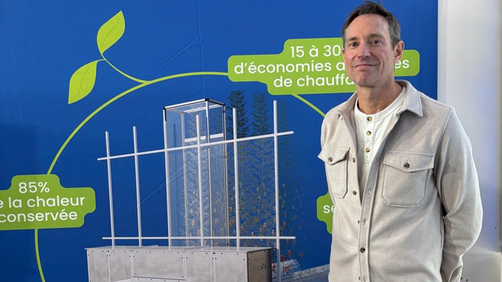 Vincent Maley, co-fondateur et directeur général d'AirGaiA,  présente Ext’air pendant le SIVAL Angers 2026.