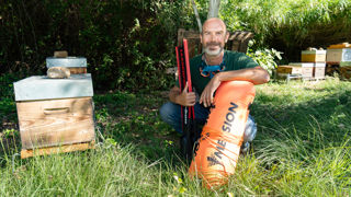 Apiculteur en Camargue et dans les Alpilles, Gwenael Wasse est aussi plongeur en apnée.