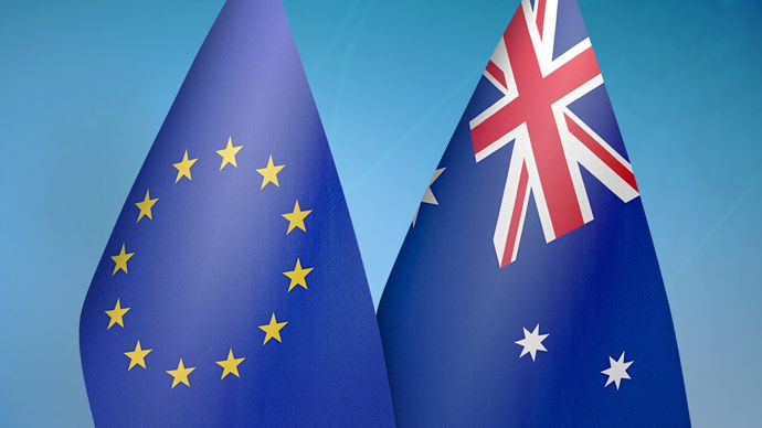 L'UE est sur le point de signer un accord commercial avec l'Australie.