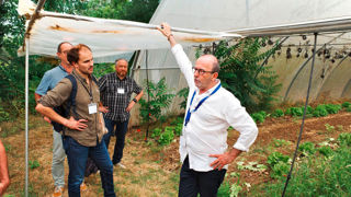 La ferme municipale de Mouans-Sartoux produit 25 tonnes de denrées par an.