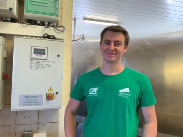 alexis Losser eleveur dans le Bas-Rhin