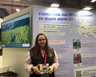 Marie Bontant jeune éleveuse du réseau Invitation à la ferme