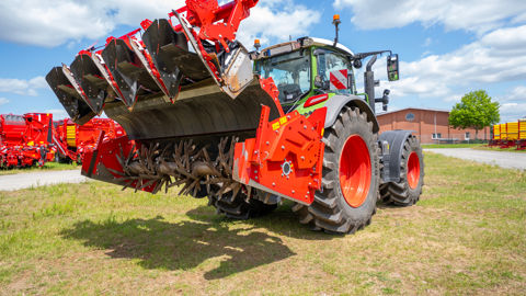 Les fraises GF400 de Grimme intègrent le système Go Clean.