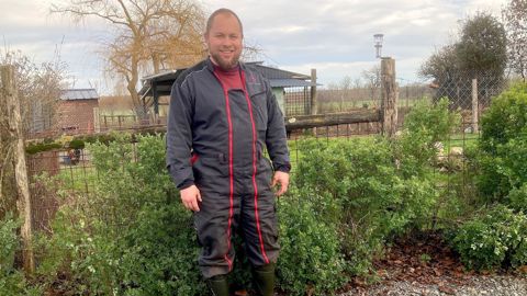Thomas Baudry, éleveur à Marigny dans les Deux-Sèvres, a été soutenu par la coopérative Cavac lors de la création de l'atelier de brebis.